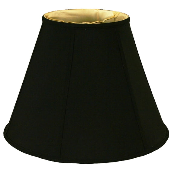 Royal Designs Deep Empire Lamp Shade - Black 6 x 12 x 9.25