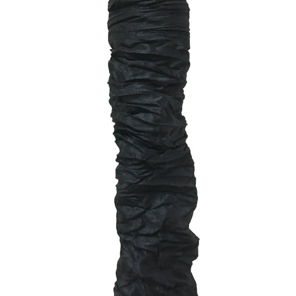 Royal Designs Fabric Cord and Chain cover with Touch Fastener - ideal for covering chandelier chains, wires and cables, Easy to Use, Black