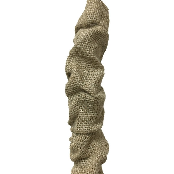 Royal Designs Fabric Cord and Chain cover with Touch Fastener - ideal for covering chandelier chains, wires and cables, Easy to Use, Burlap