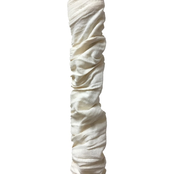 Royal Designs Fabric Cord and Chain cover with Touch Fastener - ideal for covering chandelier chains, wires and cables, Easy to Use, Linen Eggshell