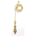 thumbnail image 1 of Royal Designs Fan Pull Chain with Button Finial ? Polished Brass, 1 of 3