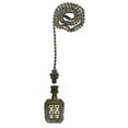 thumbnail image 1 of Royal Designs Fan Pull Chain with Chinese Joy Symbol Finial – Antique Brass, 1 of 3