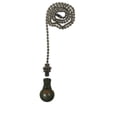 thumbnail image 1 of Royal Designs Fan Pull Chain with Small Ball Finial – Antique Brass, 1 of 3