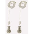 thumbnail image 1 of Royal Designs Fan Pull Chain with Small Ball Finial – Silver – Set of 2, 1 of 3