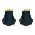thumbnail image 1 of Royal Designs Fancy Square Bell Basic Lamp Shade, Black, 7" x 16" x 12.75", Set of 2, 1 of 2