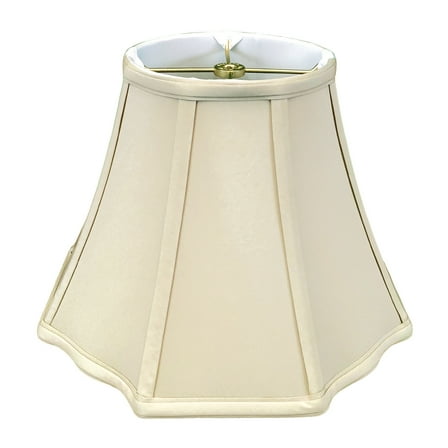 Royal Designs Flare Bottom Outside Corner Scallop Basic Lamp Shade - Beige - 8 x 14 x 11
