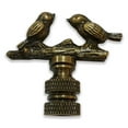 thumbnail image 1 of Royal Designs, Inc. Birds on Tree Branch Lamp Finial for Lamp Shade, F-5034AB-1, Antique Brass, Single, 1 of 4