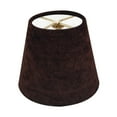 thumbnail image 1 of Royal Designs, Inc. Clip On Chandelier Shade Velvet Fabric,CS-1104-5BR, Brown, 3 x 5 x 4.5, 1 of 3