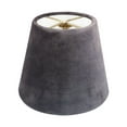 thumbnail image 1 of Royal Designs, Inc. Clip On Chandelier Shade Velvet Fabric,CS-1105-5GR, Gray, 3 x 5 x 4.5, 1 of 3
