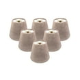 thumbnail image 1 of Royal Designs, Inc. Clip On Chandelier Shade Velvet Fabric,CS-1106-6CH-6, Champagne,&nbsp;4 x 6 x 5.5, Pack of 6, 1 of 3