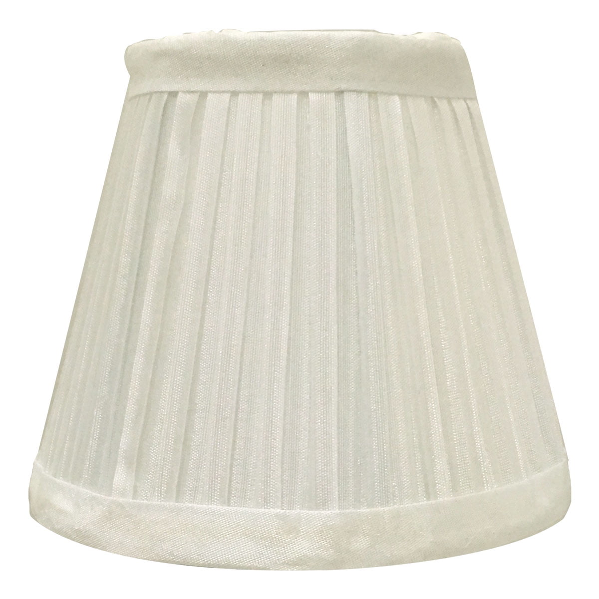 Royal Designs, Inc. Clip on Pleated Empire Chandelier Lamp Shade Flame