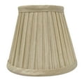 thumbnail image 1 of Royal Designs, Inc. Clip on Pleated Empire Chandelier Lamp Shade Flame Clip Fitter, CSO-1032-5BG, 3 x 5 x 4.5, Beige, 1 Pack, 1 of 3