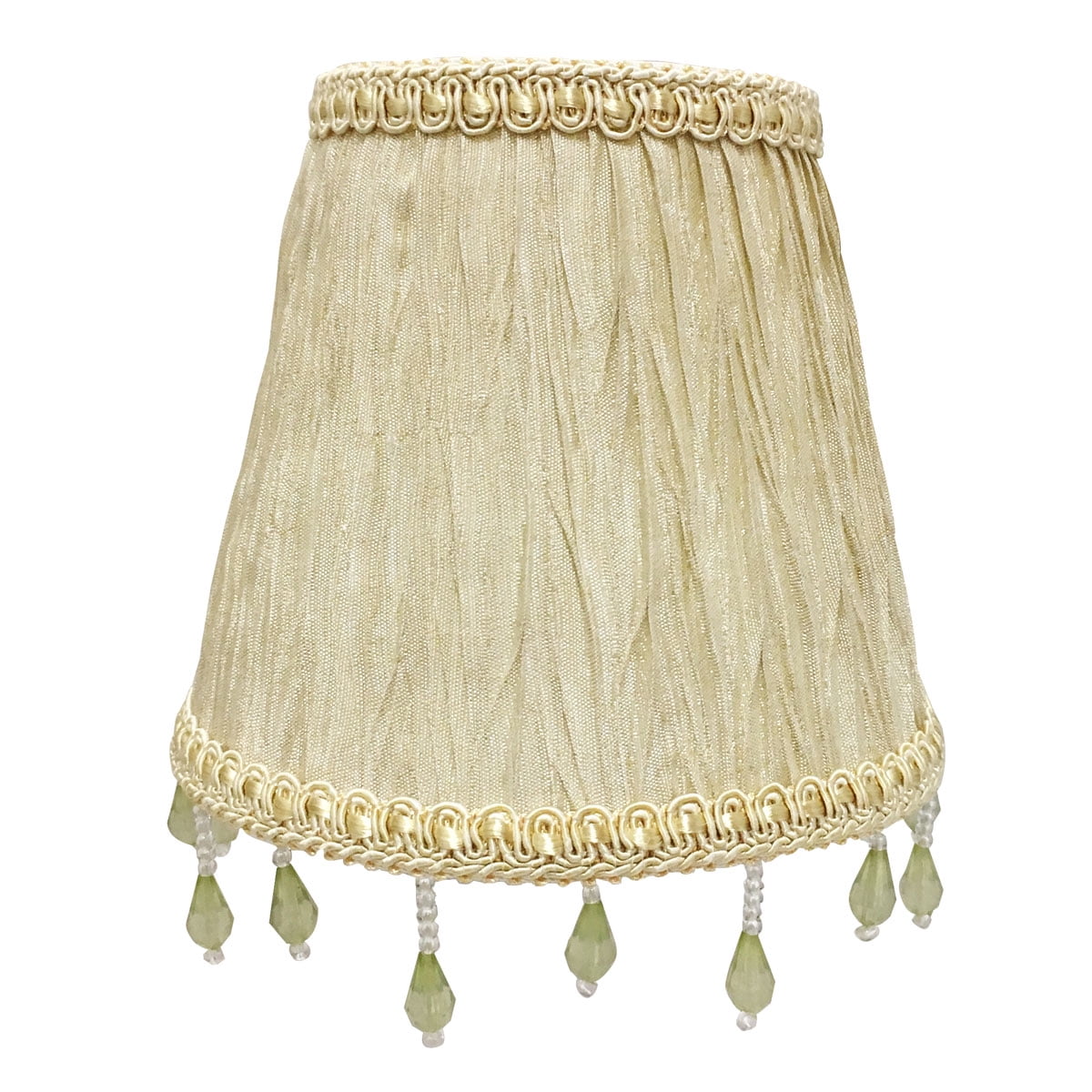 Royal Designs, Inc. Clip on Ruche Pleated Empire Chandelier Lamp Shade