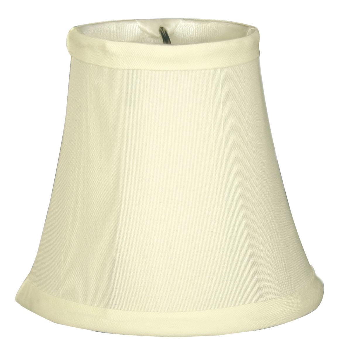 Royal Designs, Inc. Clip on Soft Bell Chandelier Lamp Shade Flame Clip Fitter, CSO-1022-5EG, 3 x 5 x 4.5, Eggshell, 1 Pack