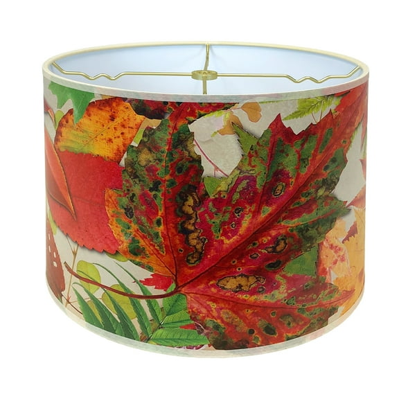 Royal Designs, Inc. Custom Handmade Hardback Shade, 10in, Autumn Arrival