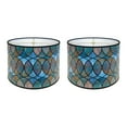 thumbnail image 1 of Royal Designs, Inc. Custom Handmade Hardback Shade, 12in, Cool Hues- 2 Pk, 1 of 2