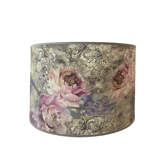Royal Designs, Inc. Custom Handmade Hardback Shade, 14in, Canvas of Spring;