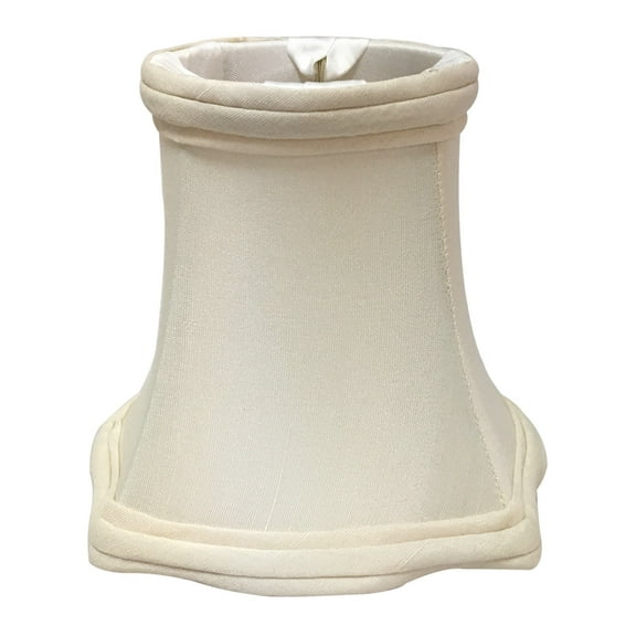 Royal Designs, Inc. Decorative Trim Fancy Square Bell Chandelier Basic Shade CS-717EG, Eggshell, 3 x 5 x 4.5