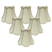 Royal Designs, Inc. Decorative Trim Scallop Bell Chandelier Basic Shade CS-502EG-6, Eggshell, 2.5 x 5 x 4.5, Pack of 6