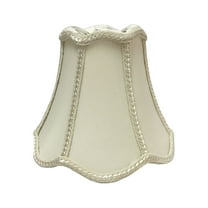 Royal Designs, Inc. Decorative Trim Scallop Bell Chandelier Basic Shade CS-502EG, Eggshell, 2.5 x 5 x 4.5