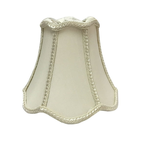 Royal Designs, Inc. Decorative Trim Scallop Bell Chandelier Basic Shade CS-502EG, Eggshell, 2.5 x 5 x 4.5