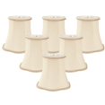 thumbnail image 1 of Royal Designs, Inc. Decorative Trim Scallop Bell Chandelier Basic Shade CS-703BG-6, Beige, 3 x 5 x 4.5, Pack of 6, 1 of 4