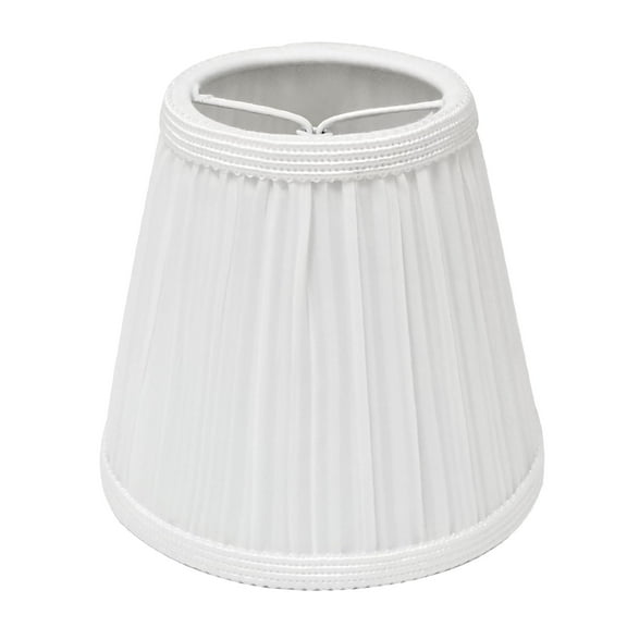Royal Designs, Inc. Designer Mushroom Pleat Empire Chandelier Shade CS-1051-5WH, White, 3 x 5 x 4.5