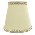 thumbnail image 1 of Royal Designs, Inc. Empire Chandelier Lamp Shade with Decorative Trim Flame Clip Fitter, CSO-1040-5BG, 3 x 5 x 4.5, Beige, 1 Pack, 1 of 3