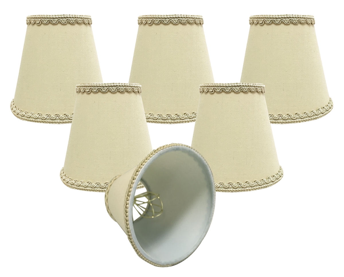 Royal Designs, Inc. Empire Chandelier Lamp Shade with Decorative Trim