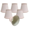thumbnail image 1 of Royal Designs, Inc. Empire Chandelier Lamp Shade with Decorative Trim Flame Clip Fitter, CSO-1042-5PNK-6, 3 x 5 x 4.5, Pink, 6 Pack, 1 of 6