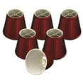 thumbnail image 1 of Royal Designs, Inc. Empire Chandelier Shade CS-1010-5BUR/ST-6, Burgundy Stripe, 3 x 5 x 4.5, Pack of 6, 1 of 3