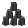 thumbnail image 1 of Royal Designs, Inc. Empire Chandelier Shade CS-115BLK/GL-6,Black with Gold, 3 x 4.25 x 4.25, Pack of 6, 1 of 2