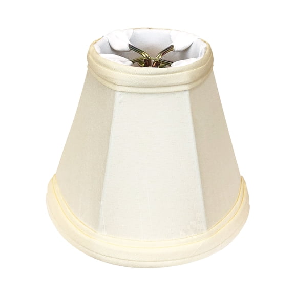 Royal Designs, Inc. Empire Chandelier Shade with Flame Clip Fitter,CS-103EG, Eggshell, 2.5 x 5 x 4.25