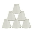 thumbnail image 1 of Royal Designs, Inc. Empire Chandelier Shade with Flame Clip Fitter,CS-103WH-6, White, 2.5 x 5 x 4.25, Pack of 6, 1 of 5