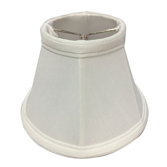 Royal Designs, Inc. Empire Chandelier Shade with Flame Clip Fitter,CS-104WH, White, 3 x 6 x 4.25