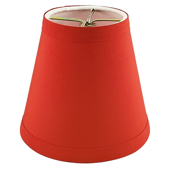 Royal Designs, Inc. Empire Flame Clip On Chandelier Shade CS-1002-5RED, Red, 3 x 5 x 4.5