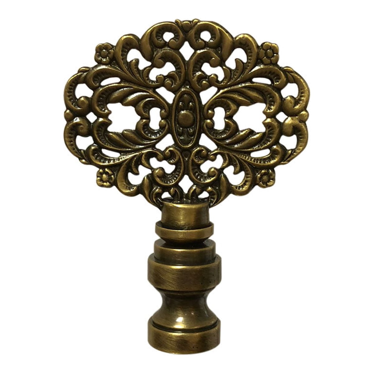 Royal Designs, Inc. Floral Filigree Design Finial for Lamp Shade, F ...