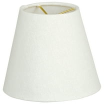 Royal Designs, Inc. Hardback Empire Chandelier Basic Shade CS-920-5LNW, Linen White, 3 x 5 x 4.5