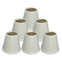 Royal Designs, Inc. Hardback Empire Chandelier Basic Shade CS-981-5WH-6, White, 3 x 5 x 4.5, Pack of 6