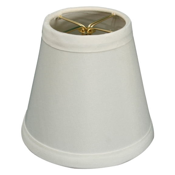 Royal Designs, Inc. Hardback Empire Chandelier Basic Shade CS-981-5WH, White, 3 x 5 x 4.5