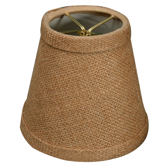 Royal Designs, Inc. Hardback Empire Chandelier Basic Shade CS-989-5BL, Burlap, 3 x 5 x 4.5