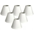 thumbnail image 1 of Royal Designs, Inc. Hardback Empire Chandelier Basic Shade CS-991-6WH-6, White, 3 x 6 x 4.5, Pack of 6, 1 of 2