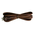 thumbnail image 1 of Royal Designs, Inc. Lamp Cord Flat Plug, Stripped Ends Ready for Wiring, 8 ft long, Brown, SPT-1 UL Listed, 1 of 4