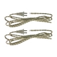 thumbnail image 1 of Royal Designs, Inc. Lamp Cord Molded Plug, Stripped Ends Ready for Wiring, 8 ft long, Off-White, SPT-1 UL Listed, Set of 2, 1 of 4