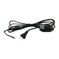 thumbnail image 1 of Royal Designs, Inc. Lamp Cord Molded Plug with Dimmer Switch, Stripped Ends Ready for Wiring, 8 ft long, Black, SPT-1 UL Listed, 1 of 4