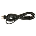 thumbnail image 1 of Royal Designs, Inc. Lamp Cord Molded Plug with On/Off Switch, Stripped Ends Ready for Wiring, 8 ft long, Black, SPT-1 UL Listed, 1 of 4