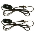 thumbnail image 1 of Royal Designs, Inc. Lamp Cord Molded Plug with Rotary Dimmer Switch, Stripped Ends Ready for Wiring, 8 ft long, Brown, SPT-1 UL Listed, Set of 2, 1 of 7