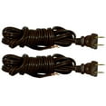 thumbnail image 1 of Royal Designs, Inc. Lamp Cord with Molded Plug, Stripped Ends Ready for Wiring, 12 ft long, Brown, SPT-2 UL Listed, Set of 2, 1 of 4