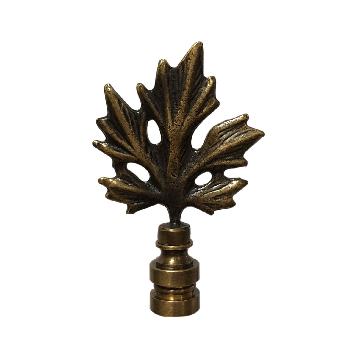 Royal Designs, Inc. Maple Leaf Design Finial for Lamp Shade, F-5062AB-1 ...