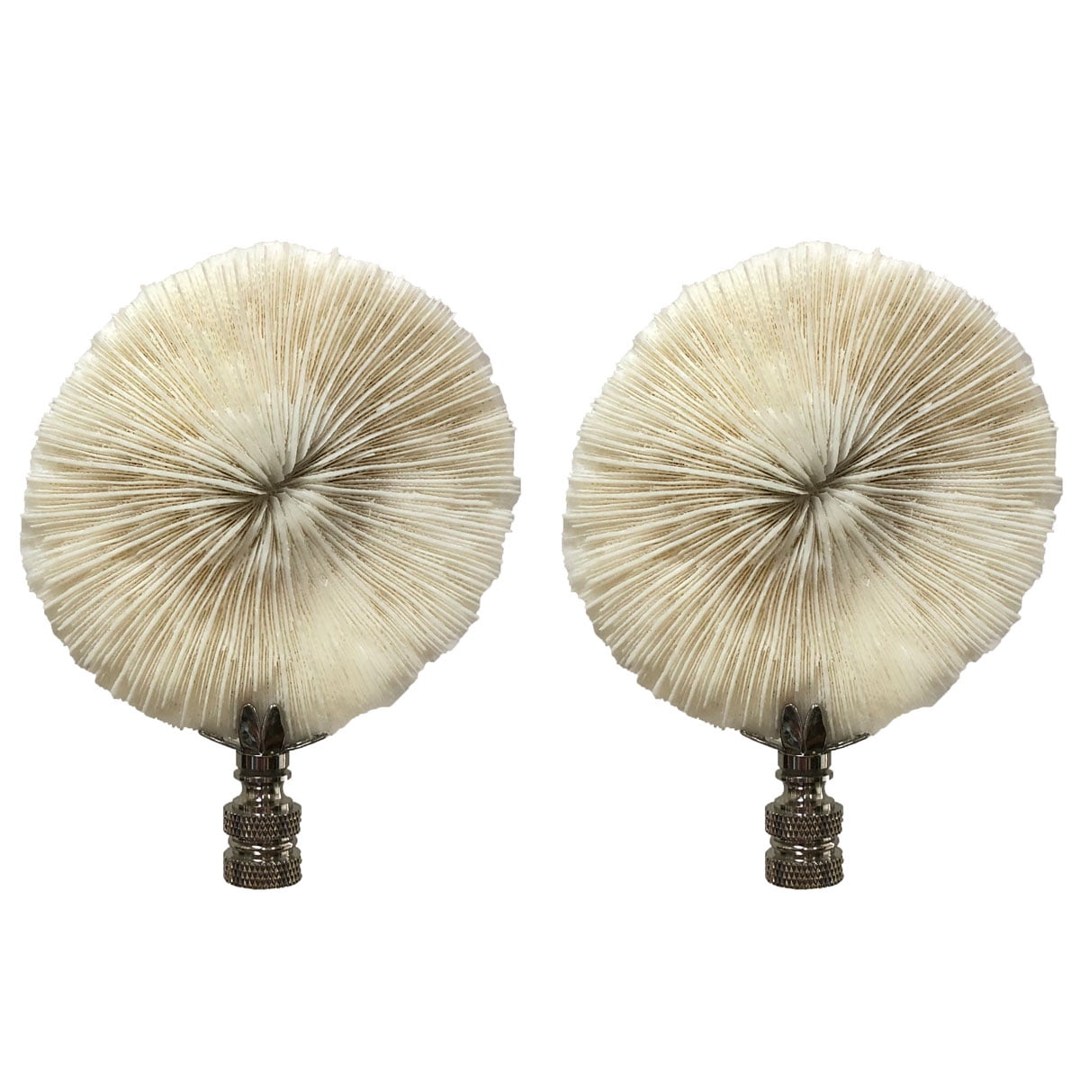 Royal Designs, Inc. Natural Coral Lamp Finial for Lamp Shade, F5069SL
